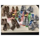 Alabaster Carved Chess Pieces