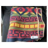 Wool Colorful Indian Style Blanket