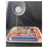 Desk Reading Light, Sharpening Stone, Pocket