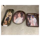 3 Contemporary Coca Cola Serving Trays