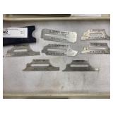 6 Weld Fillet Gauges