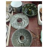 Toleware Style Tray, Food Molds