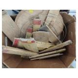 Disassembled Wooden Keg and Kitchenware