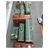 8 Pieces of Vtg. Luggage
