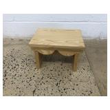 Heavy Oak Footstool