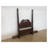 Mahogany Single Poster Bed