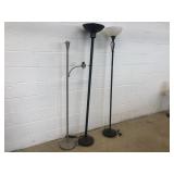 (3) Modern Floor Lamps