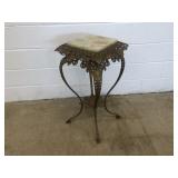 Ornate Metal Parlor Table