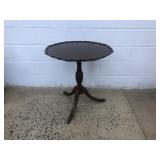 Mahogany Pie Crust Circular Table