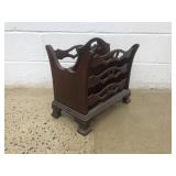 Mahogany Magazine Rack