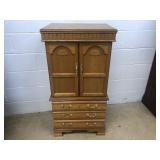 Oak Modern Jewelry Armoire