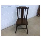 Wooden Plank Seat Chair