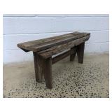 Crafted Wood Bench