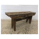 Crafted Wood Bench