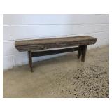 Crafted Wood Bench