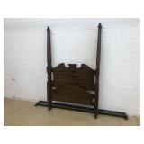 Softwood Single Poster Bed