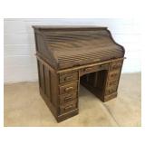 Contemporary Oak Rolltop Desk
