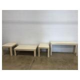 4 Pc. Laminated Coffee End Table & Sofa Table Set