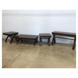 4 Pc. Coffee, End Table & Sofa Table Set
