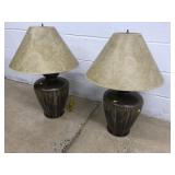 2 Ceramic Contemporary Table Lights