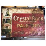 Vintage Large Tin Beverage Sign