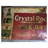 Vintage Large Tin Beverage Sign