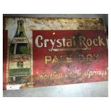 Vintage Large Tin Beverage Sign