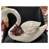 Ceramic Swan Figurine