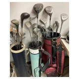 3 Bags of Assorted Golf Club Drivers