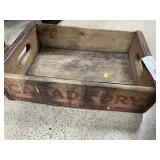 Vintage Canada Dry Wooden Beverage Crate