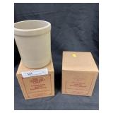 2 Pampered Chef Stoneware Baking Crocks