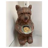 Early Bear Form Cast Metal Still Bank