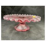 Fenton Art Glass Cake Stand