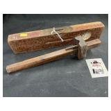 Primitive Wooden Level and Depth Gage