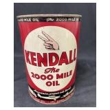 Vintage Kendall Motor Oil Can