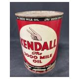 Vintage Kendall Motor Oil Can