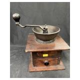 Primitive Wooden Coffee Grinder