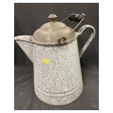 Early Agateware Teapot