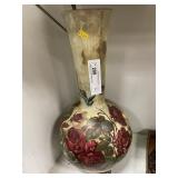 Paint Decorated Pottery Vase