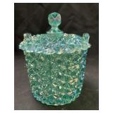 Fenton Art Glass Covered Canister
