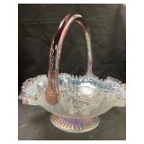 Large Fenton Art Glass Basket