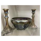 3 Pieces of Art Glass