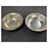 (2) 5-1/2" Diameter Sterling Silver Bowls