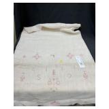 1837 Dated Embroidered Show Towel