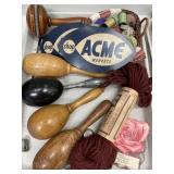 Vintage Sock Darners & Thread