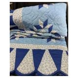 Contemporary Patchwork Star Patterned Quilt