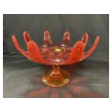 Art Glass Compote