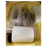Assorted New and Used Tupperware