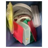 Assorted New and Used Tupperware