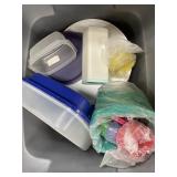 Assorted New and Used Tupperware